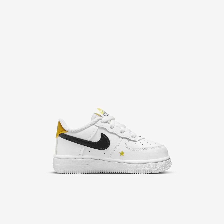 Kids Nike Air Force 1 | Nike Force 1 Lv8 White/Dark Sulfur/Black