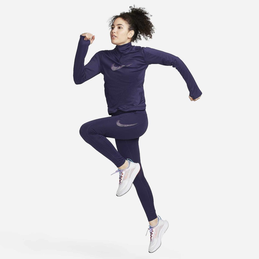 Women Nike Tops & T-Shirts | Nike Dri-Fit Swoosh