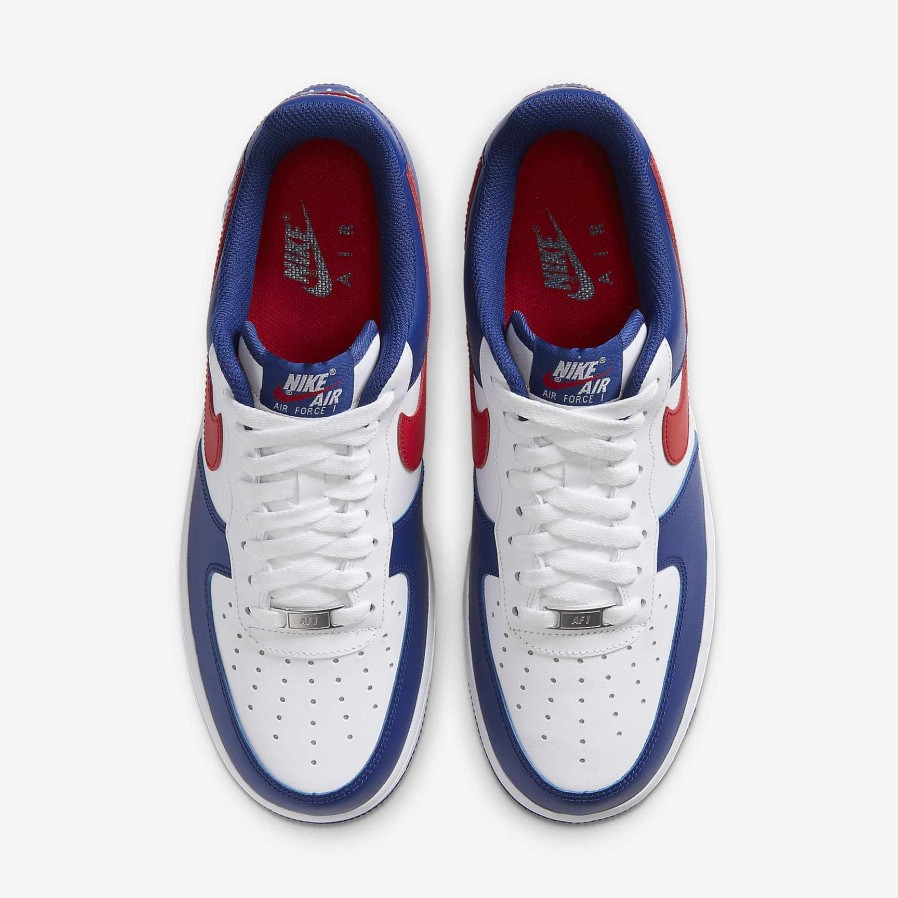 Men Nike Air Force 1 | Nike Air Force 1 '07 White/Deep Royal/University Red