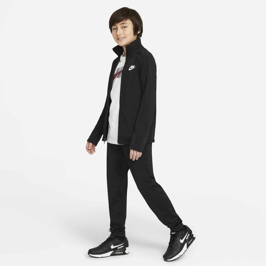 Kids Nike Cyber Monday Clothing | Nike Sportswear Black/Black/Black/White