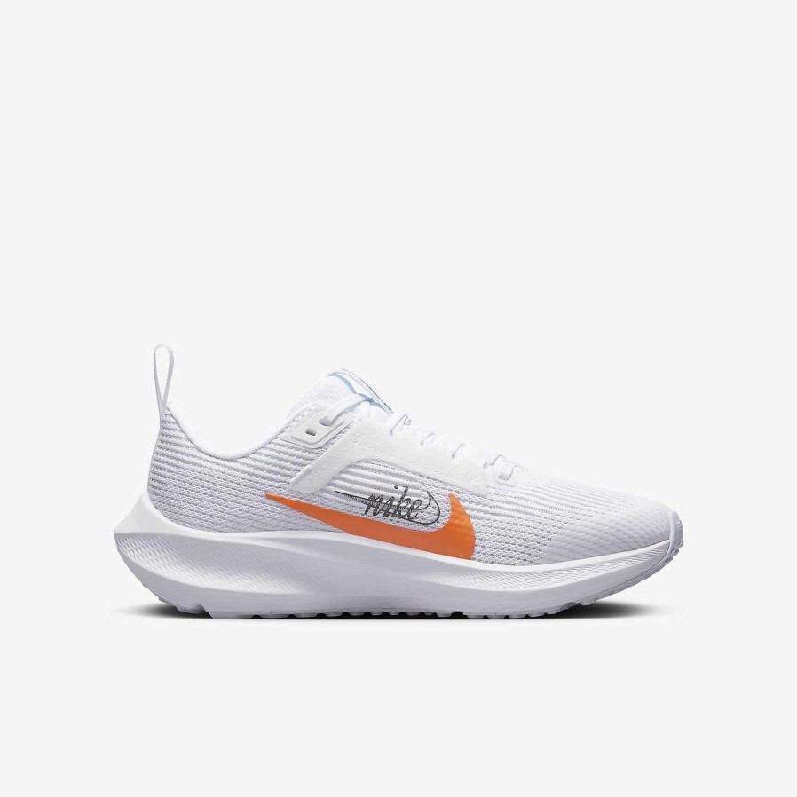 Kids Nike Running | Nike Air Zoom Pegasus 40 Pr White/Football Grey/Multi-Color