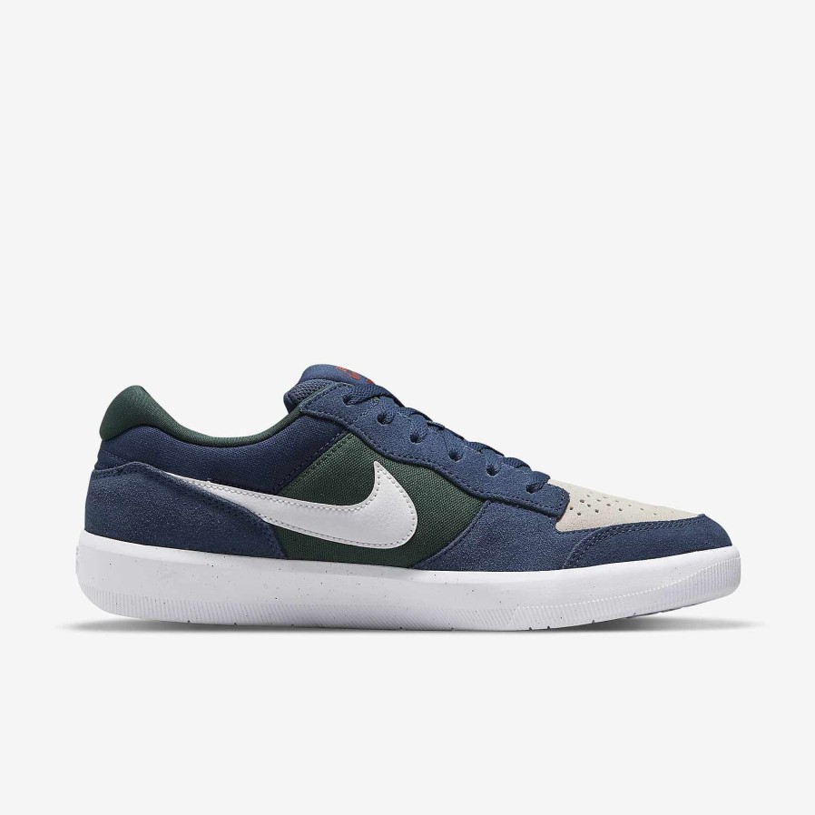 Men Nike Nike Sb | Nike Sb Force 58 Navy/Noble Green/White/Summit White