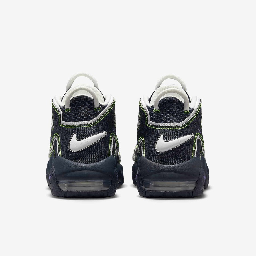 Women Nike Cyber Monday Shoes | Nike Air More Uptempo X Serena Williams Design Crew Dark Obsidian/Space Purple/Volt/Summit White