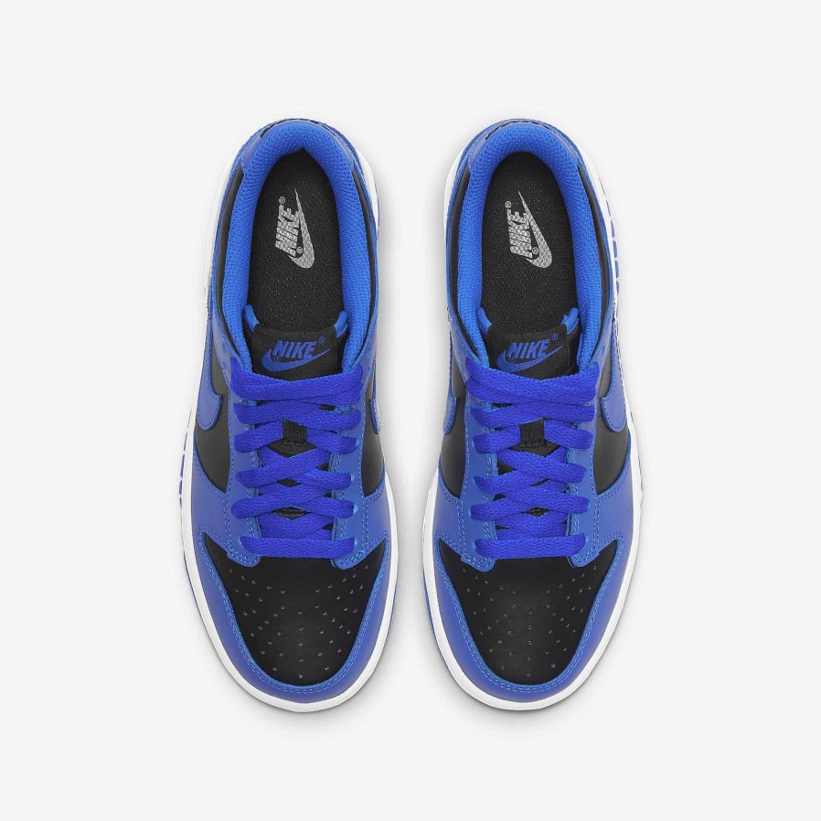 Kids Nike Dunks & Blazers | Nike Dunk Low Black/White/Hyper Cobalt