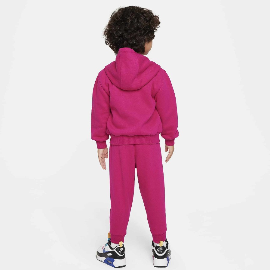 Kids Nike Matching Sets | Nike Full-Zip Club Set Fireberry