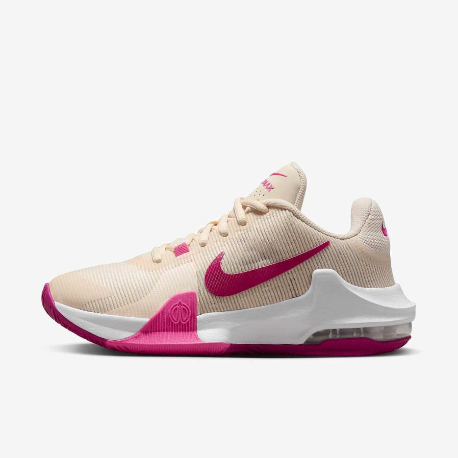 Women Nike Basketball | Nike Air Max Impact 4 Guava Ice/Hyper Pink/Light Orewood Brown/Fireberry