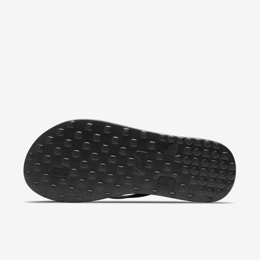 Men Nike Sandals & Slides | Nike On Deck Black/Black/White