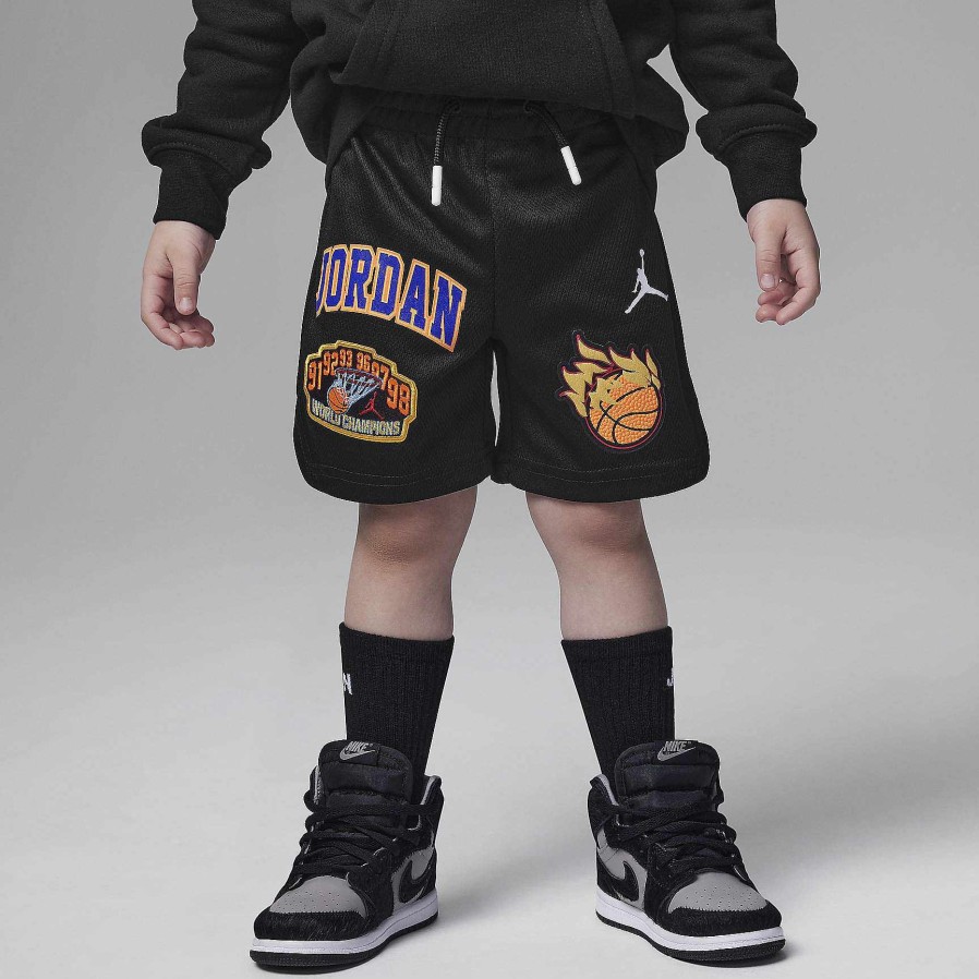 Kids Nike Jordan | Jordan Patch Pack Shorts Black