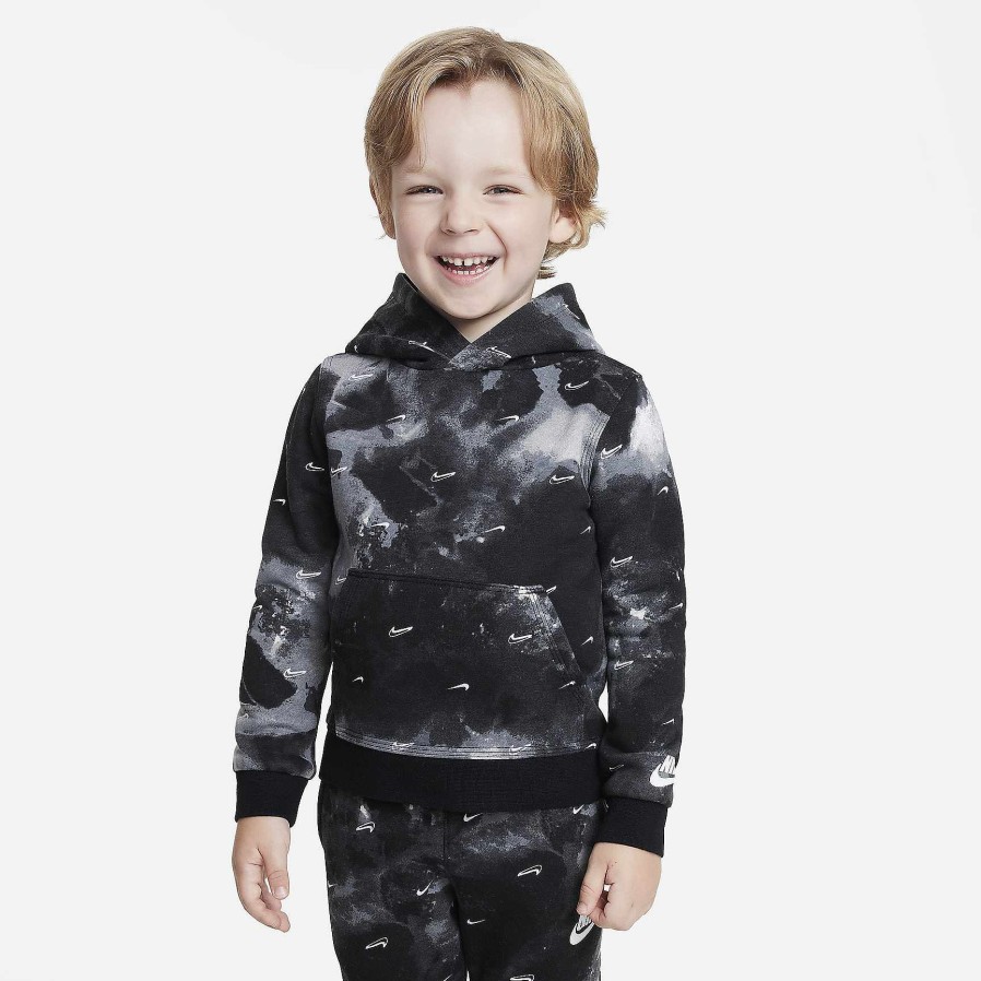 Kids Nike Hoodies & Sweatshirts | Nike Sportswear Club Marble Fleece Pullover Hoodie