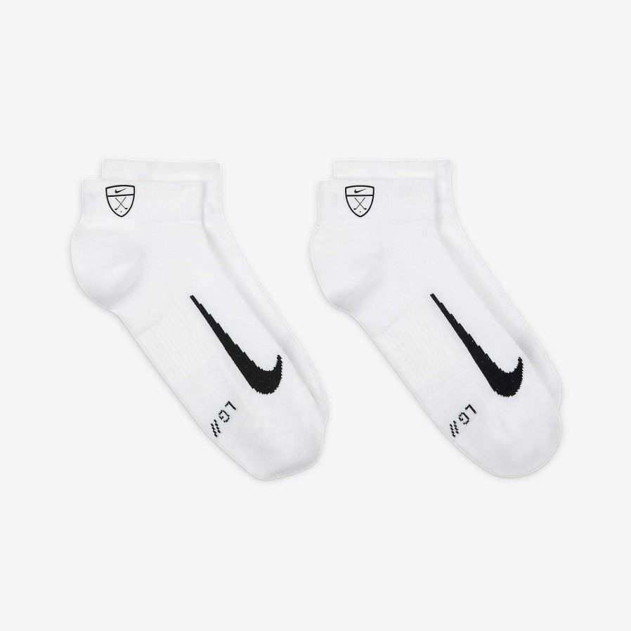 Women Nike Socks | Nike Multiplier Low White/Black