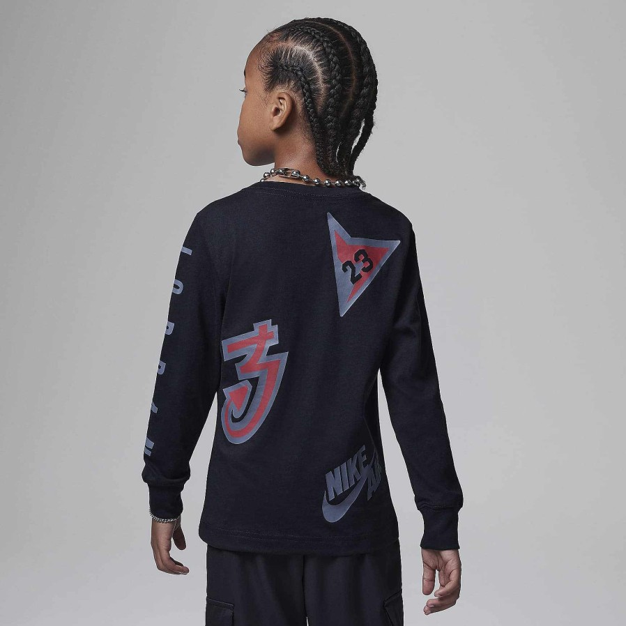 Kids Nike Matching Sets | Jordan Allover Retro Long Sleeve Tee