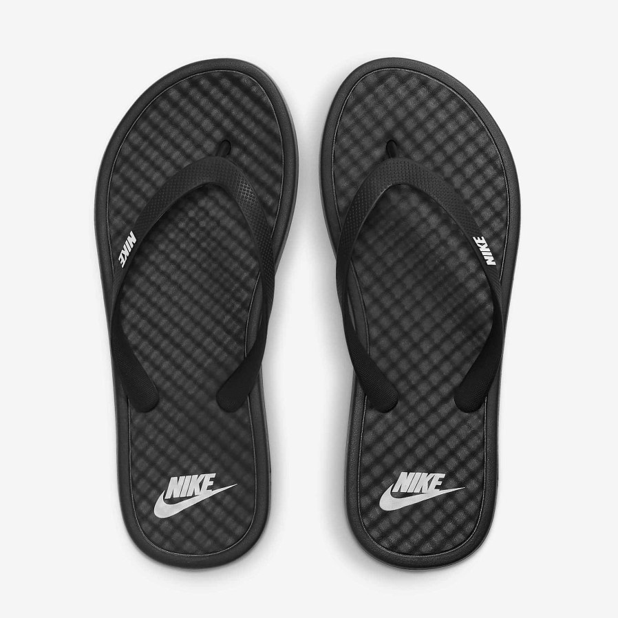 Women Nike Sandals & Slides | Nike On Deck Black/Black/White