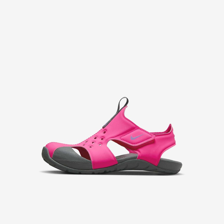 Kids Nike Sandals & Slides | Nike Sunray Protect 2 Hyper Pink/Smoke Grey/Fuchsia Glow