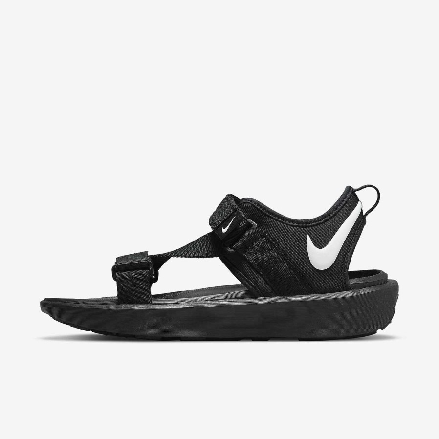 Men Nike Sandals & Slides | Nike Vista Black/Black/White