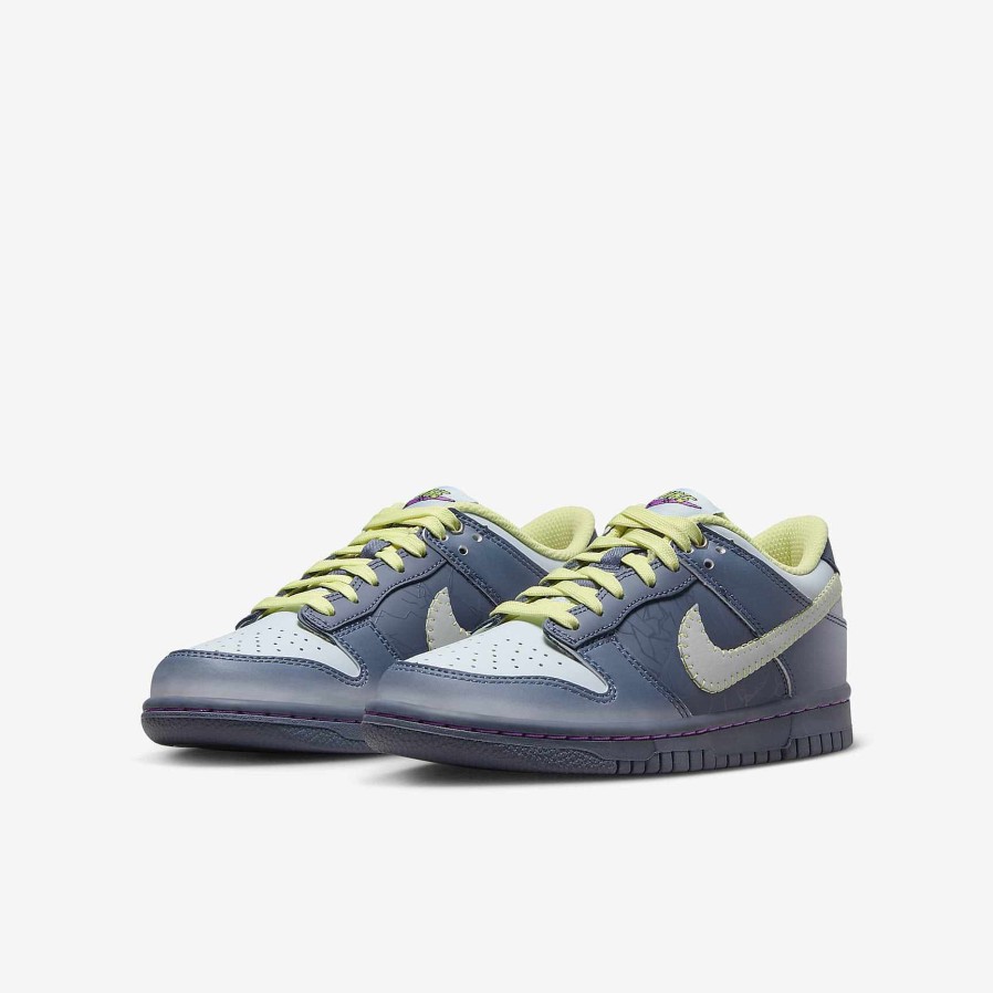 Kids Nike Lifestyle | Nike Dunk Low Diffused Blue/Luminous Green/Fuchsia Dream/Blue Tint