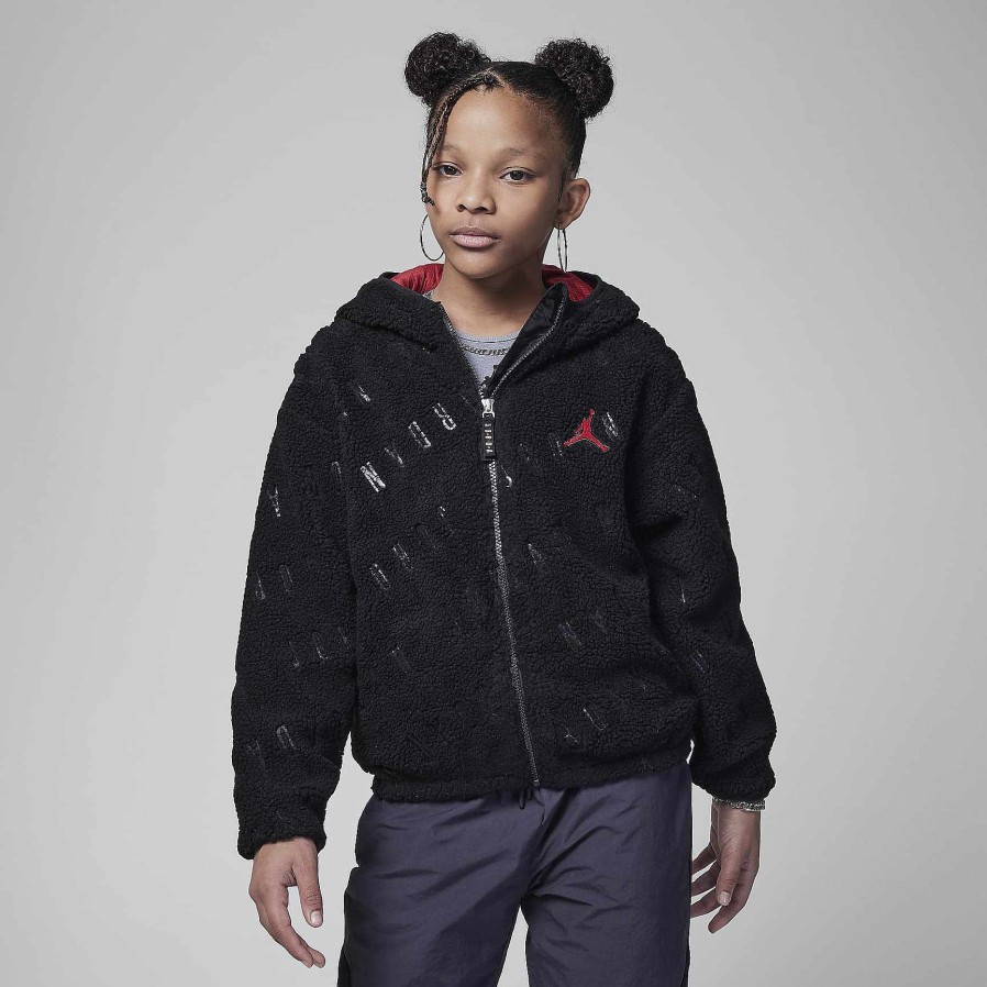 Kids Nike Cyber Monday Clothing | Jordan Jacquard Sherpa Jacket