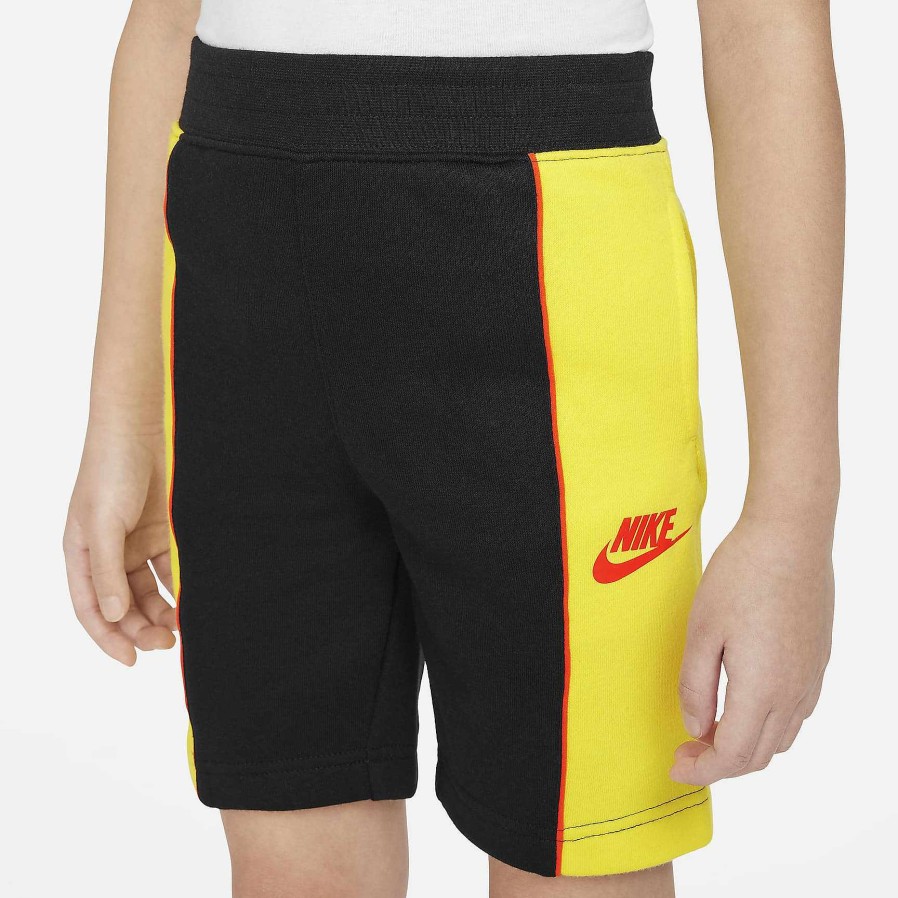 Kids Nike Shorts | Nike "Let'S Be Real" French Terry Shorts Black