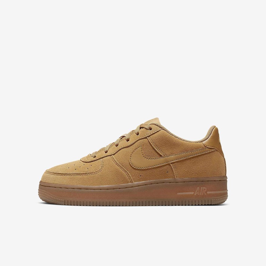 Kids Nike Air Force 1 | Nike Air Force 1 Lv8 3 Wheat/Gum Light Brown/Wheat