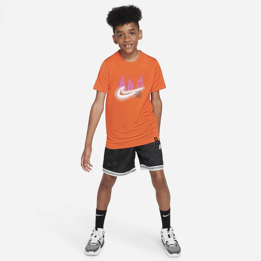 Kids Nike Tops & T-Shirts | Nike Dri-Fit Team Orange