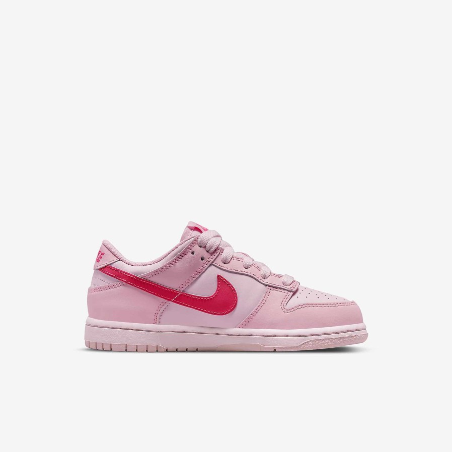 Kids Nike Lifestyle | Nike Dunk Low Medium Soft Pink/Hyper Pink/Pink Foam