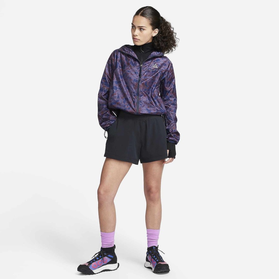 Women Nike Shorts | Nike Acg Dri-Fit "New Sands" Black/Summit White