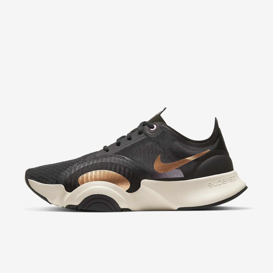 Women Nike Training & Gym | Nike Superrep Go White/Metallic Copper/Black