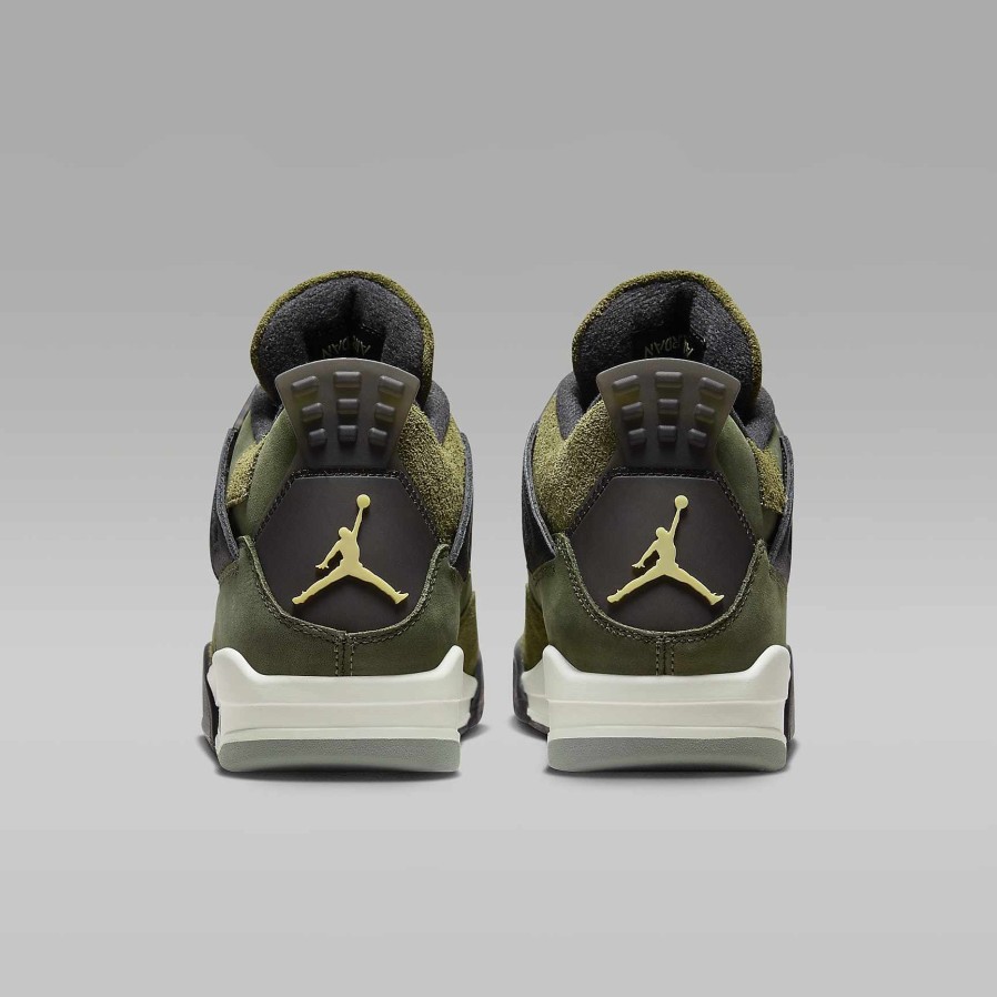 Men Nike Lifestyle | Air Jordan 4 Craft "Olive" Medium Olive/Cargo Khaki/Black/Pale Vanilla