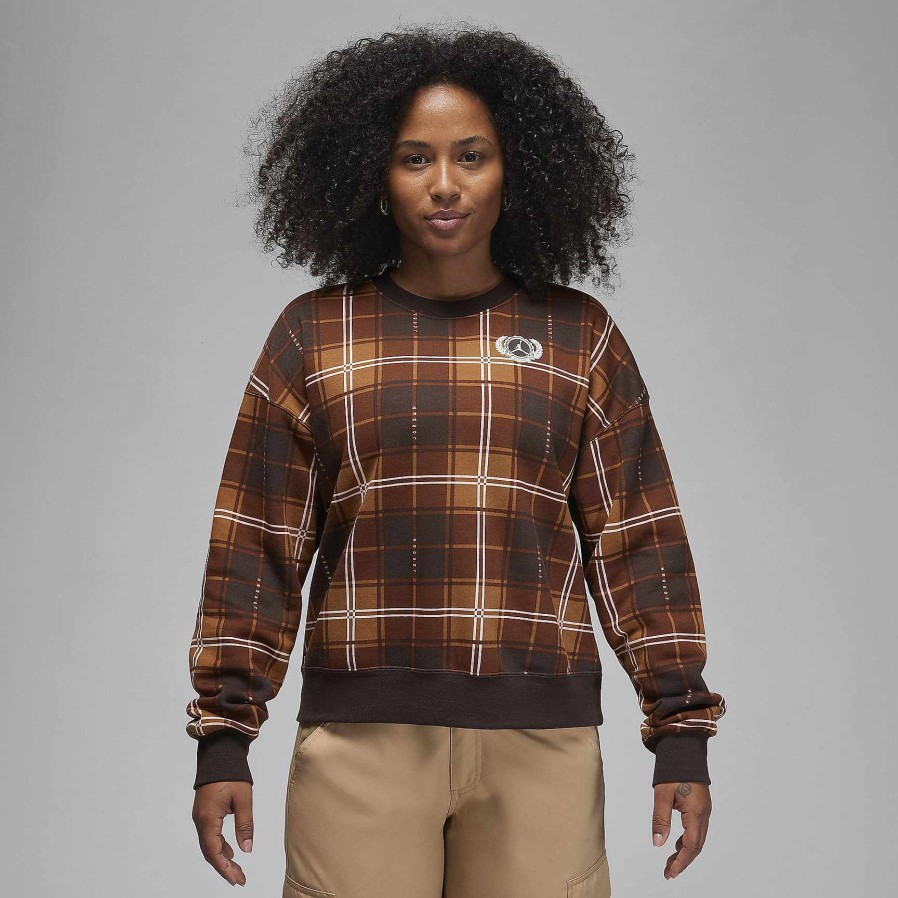 Women Nike Matching Sets | Jordan Brooklyn Velvet Brown/Sail