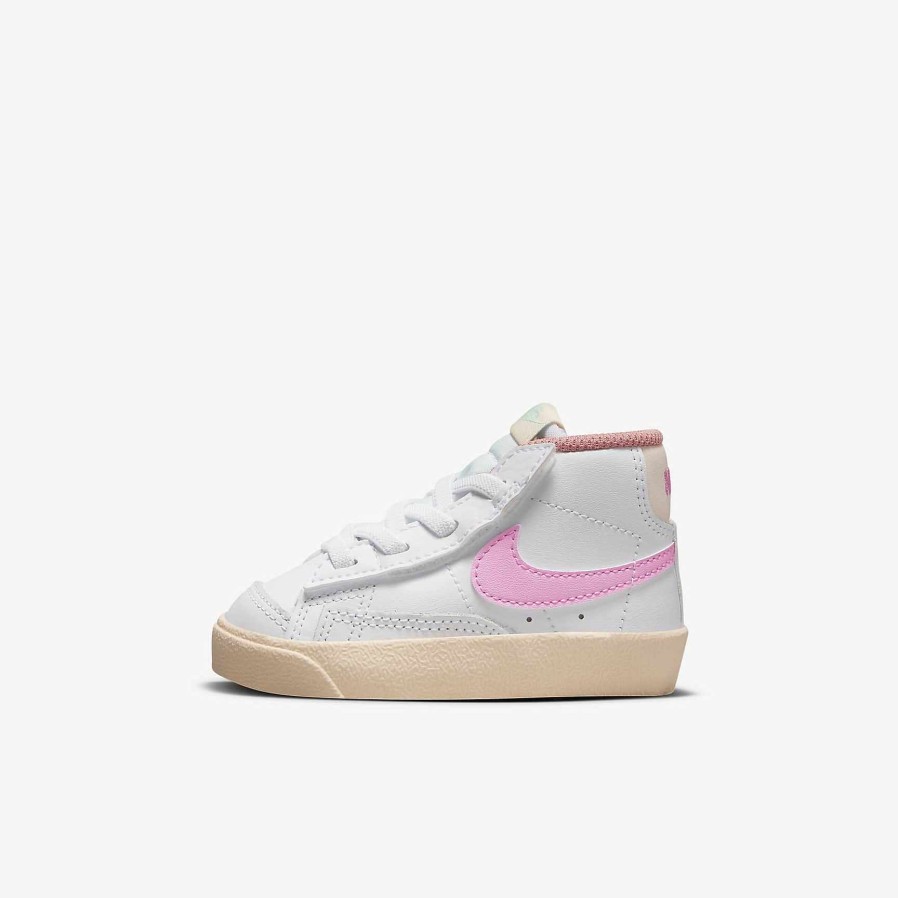 Kids Nike Dunks & Blazers | Nike Blazer Mid '77 White/Guava Ice/Jade Ice/Pink Spell