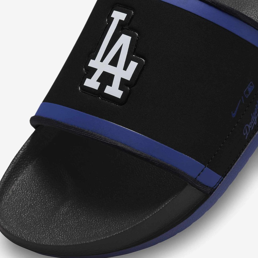 Men Nike Sandals & Slides | Nike Offcourt (Mlb Los Angeles Dodgers) Black/Rush Blue/White