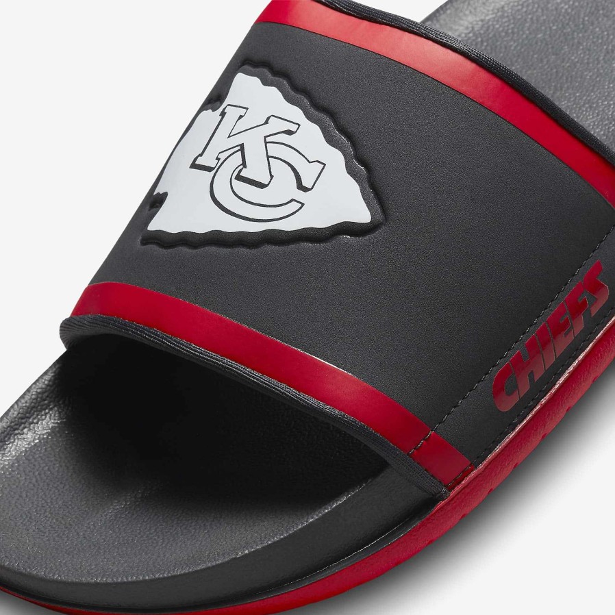 Men Nike Sandals & Slides | Nike Offcourt (Nfl Kansas City Chiefs) Anthracite/University Red/White