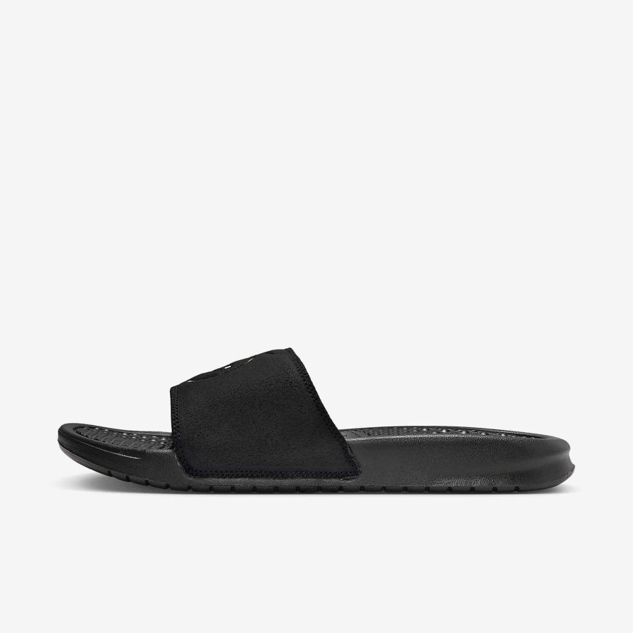 Men Nike Sandals & Slides | Nike Benassi N7 Black/Tour Yellow/University Red/White