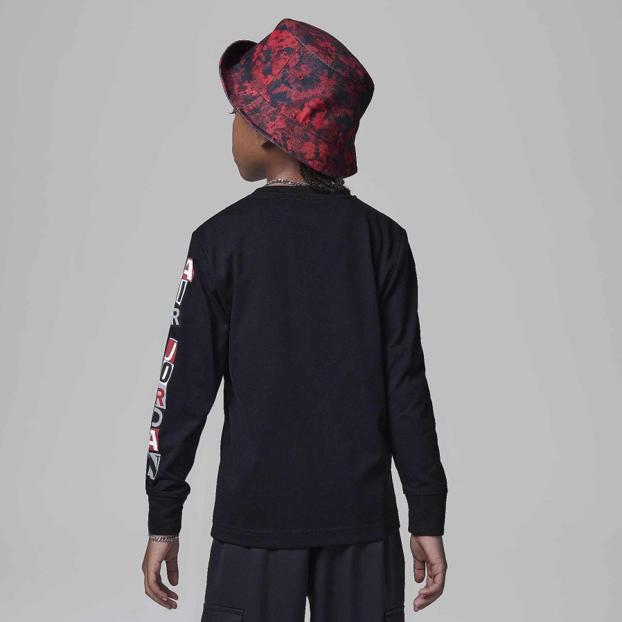 Kids Nike Jordan | Jordan Air Stacked Long Sleeve Tee