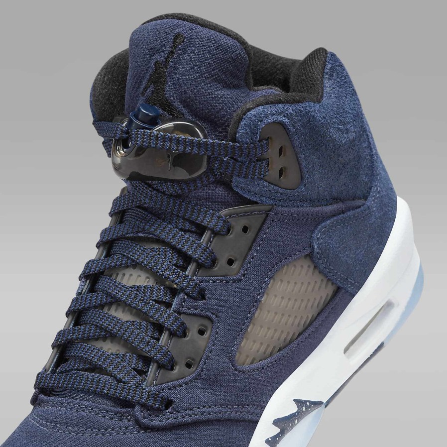 Kids Nike Jordan | Air Jordan 5 Retro Se Midnight Navy/Football Grey/Black