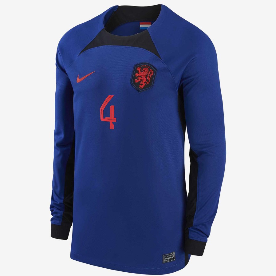 Men Nike Tops & T-Shirts | Netherlands National Team 2022/23 Stadium Away (Virgil Van Dijk)