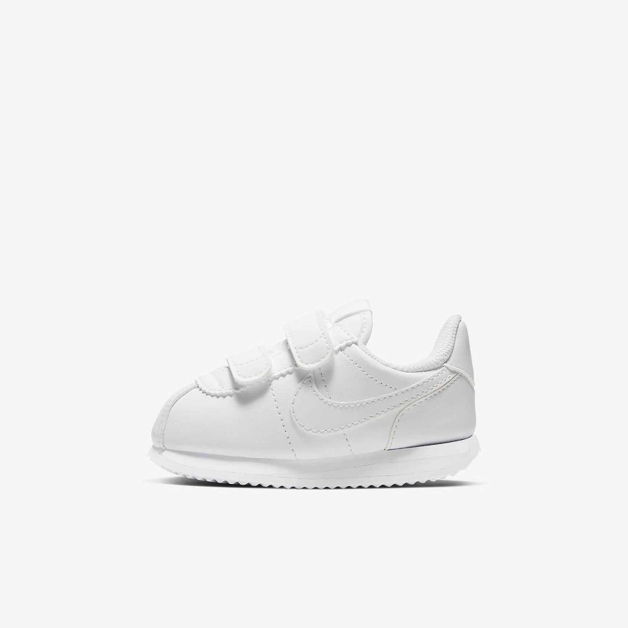 Kids Nike Cyber Monday Shoes | Nike Cortez Basic White/White/White