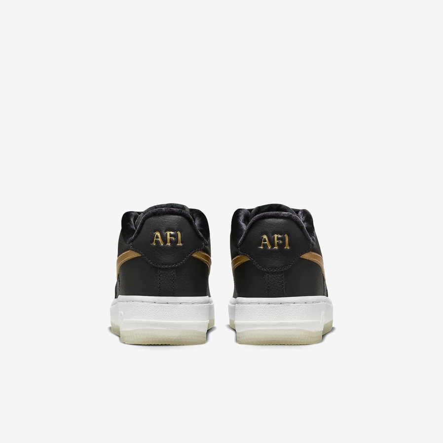 Kids Nike Air Force 1 | Nike Air Force 1 Lv8 Black/White/Metallic Gold