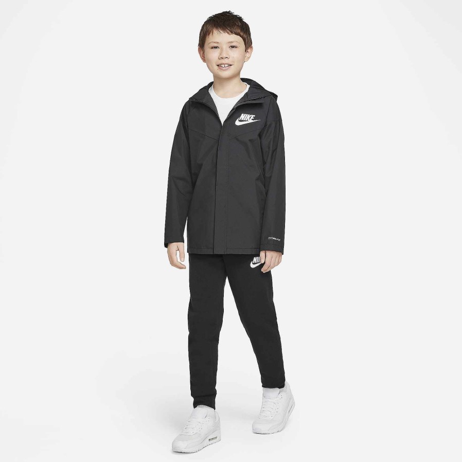 Kids Nike Outerwear & Jackets | Nike Sportswear Windpuffer Black/Black/White