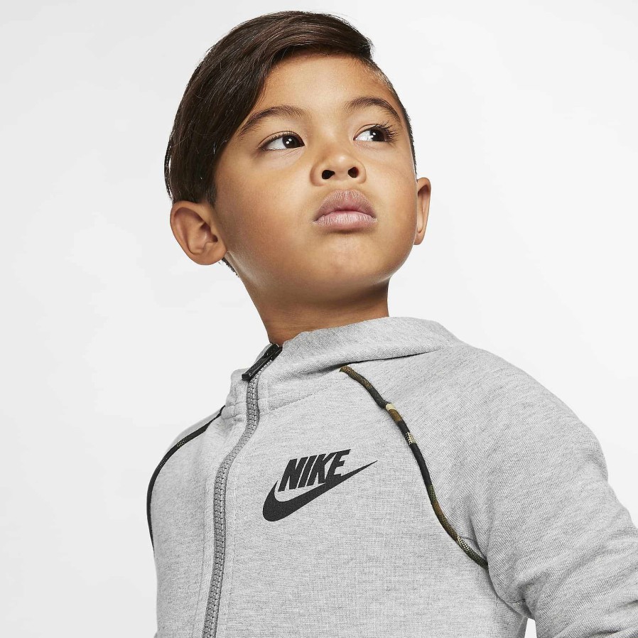 Kids Nike Hoodies & Sweatshirts | Nike Sportswear Tech Fleece Black