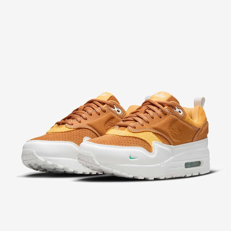 Women Nike Air Max | Nike Air Max 1 X Serena Williams Design Crew Monarch/Sundial/Clear Jade/Summit White