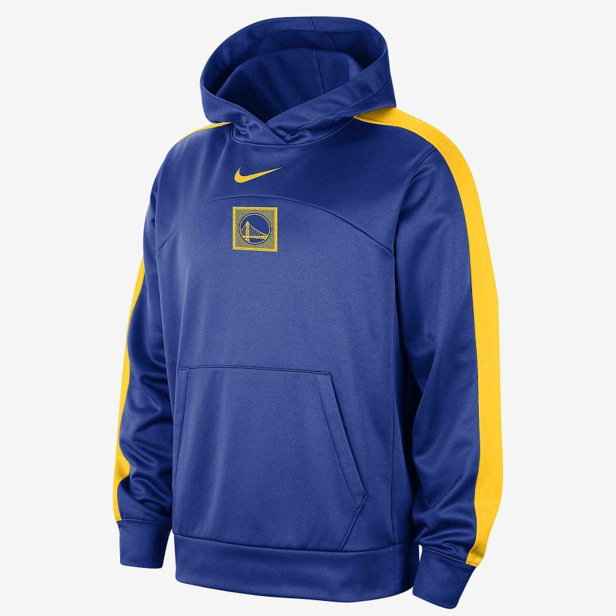 Men Nike Tech Fleece | Golden State Warriors Starting 5 Rush Blue/Amarillo/Amarillo