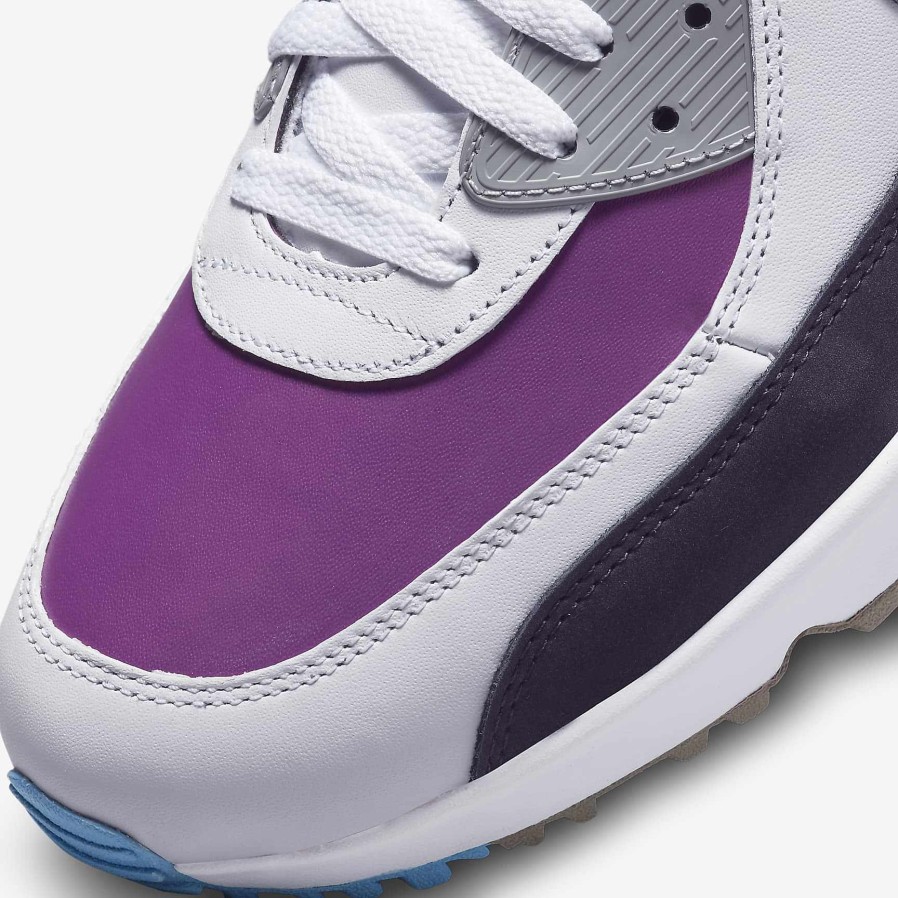 Women Nike Air Max | Nike Air Max 90 G Nrg White/Purple Smoke/University Blue/Cave Purple