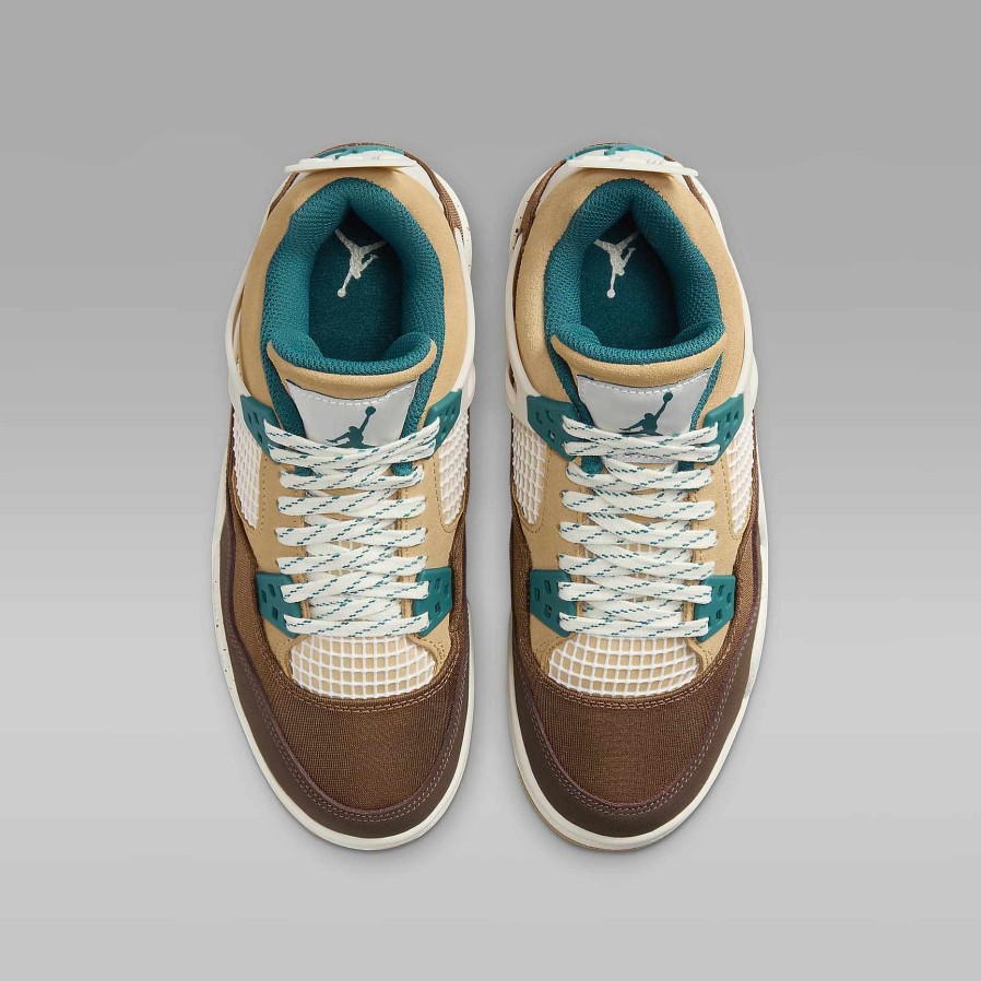 Kids Nike Jordan | Air Jordan 4 Retro Cacao Wow/Ale Brown/Twine/Geode Teal