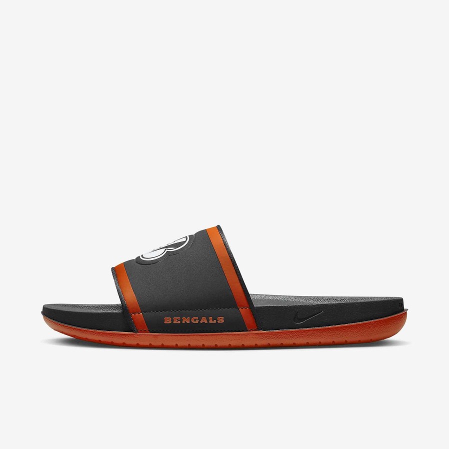 Men Nike Sandals & Slides | Nike Offcourt (Nfl Cincinnati Bengals)