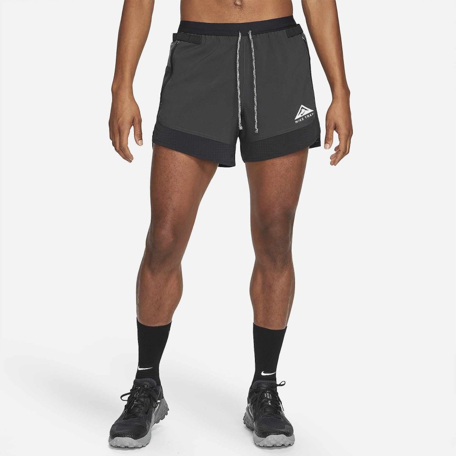 Men Nike Shorts | Nike Dri-Fit Flex Stride Black/Dark Smoke Grey/White