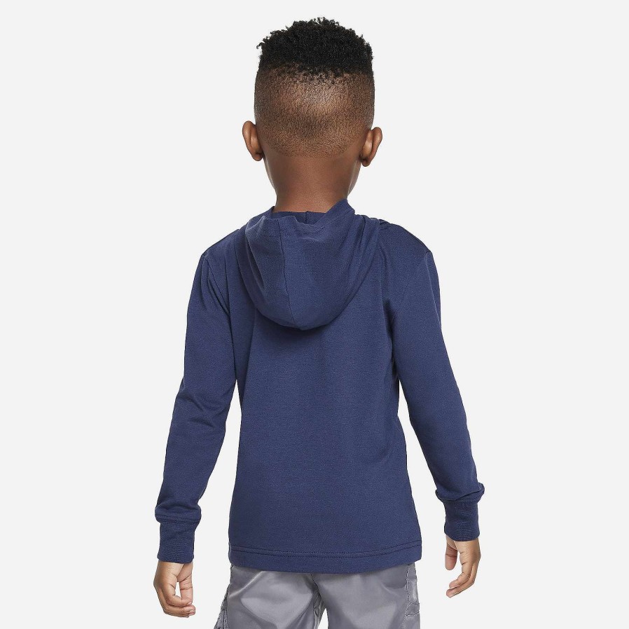 Kids Nike Tops & T-Shirts | Nike Sportswear Futura Hooded Long Sleeve Tee