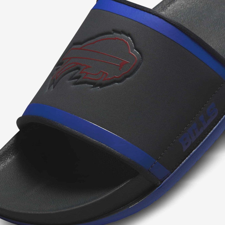 Men Nike Sandals & Slides | Nike Offcourt (Nfl Buffalo Bills) Anthracite/Old Royal/Gym Red