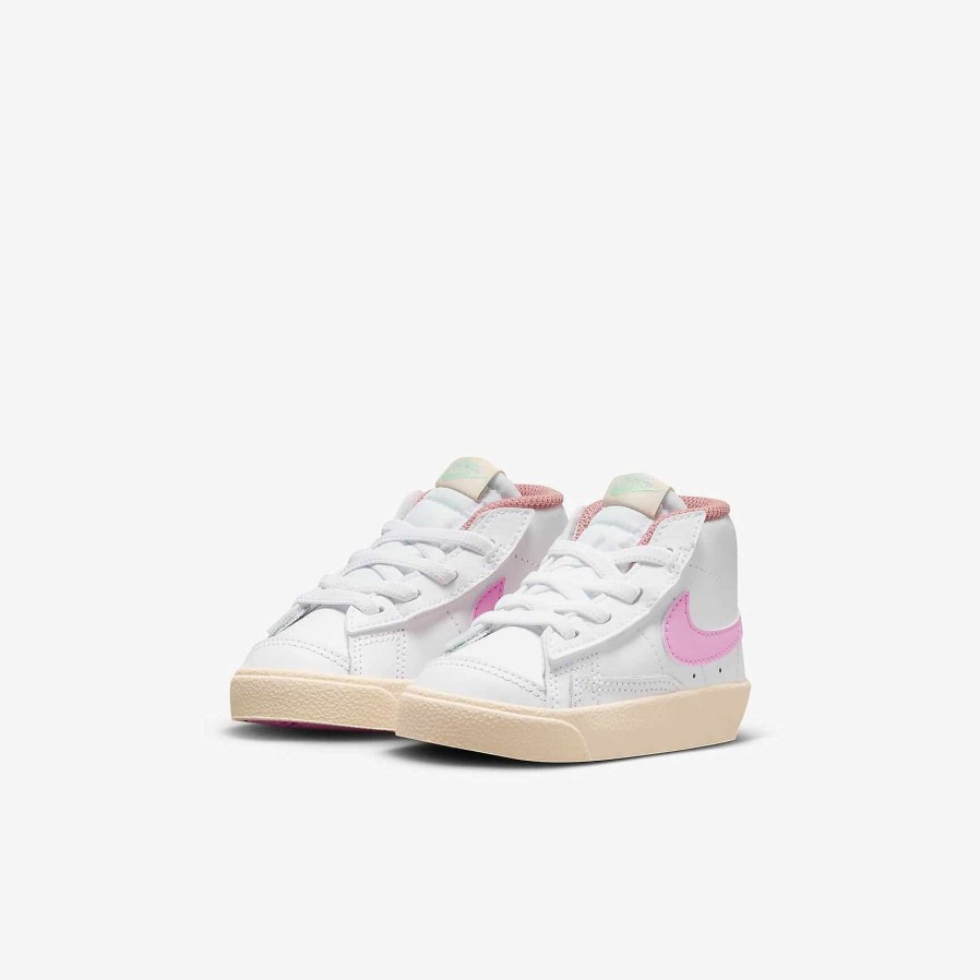 Kids Nike Dunks & Blazers | Nike Blazer Mid '77 White/Guava Ice/Jade Ice/Pink Spell