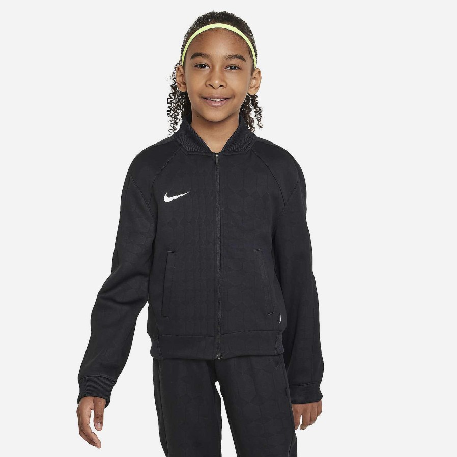 Kids Nike Outerwear & Jackets | Nike Dri-Fit Black/Black/White