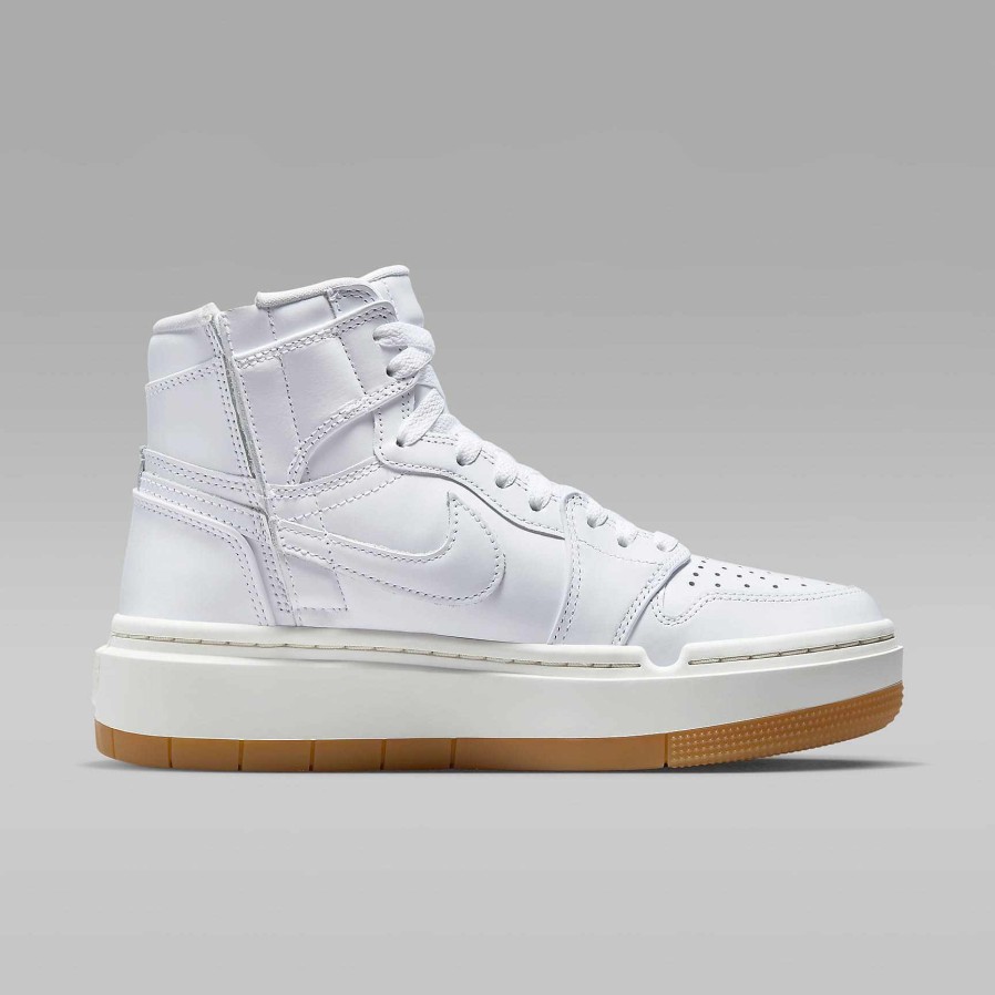 Women Nike Jordan | Air Jordan 1 Elevate High Se White/Sail/Gum Light Brown/White